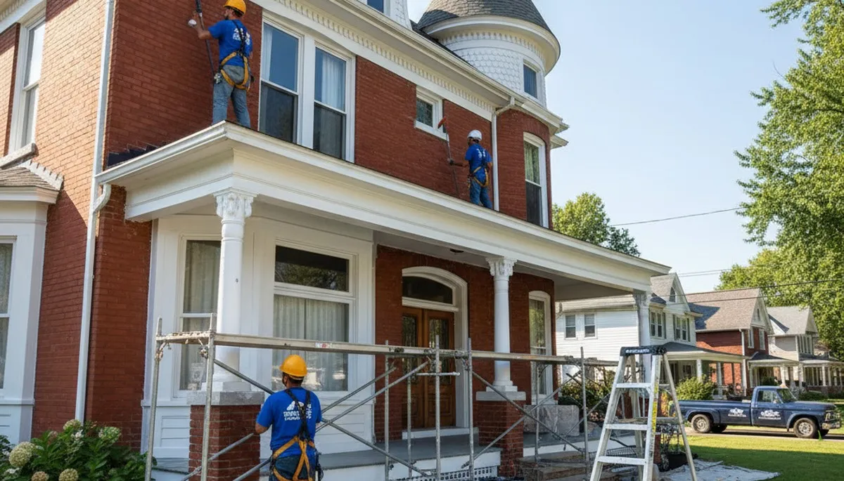 Fort Wayne, IN painting contractor team providing professional residential and commercial painting services