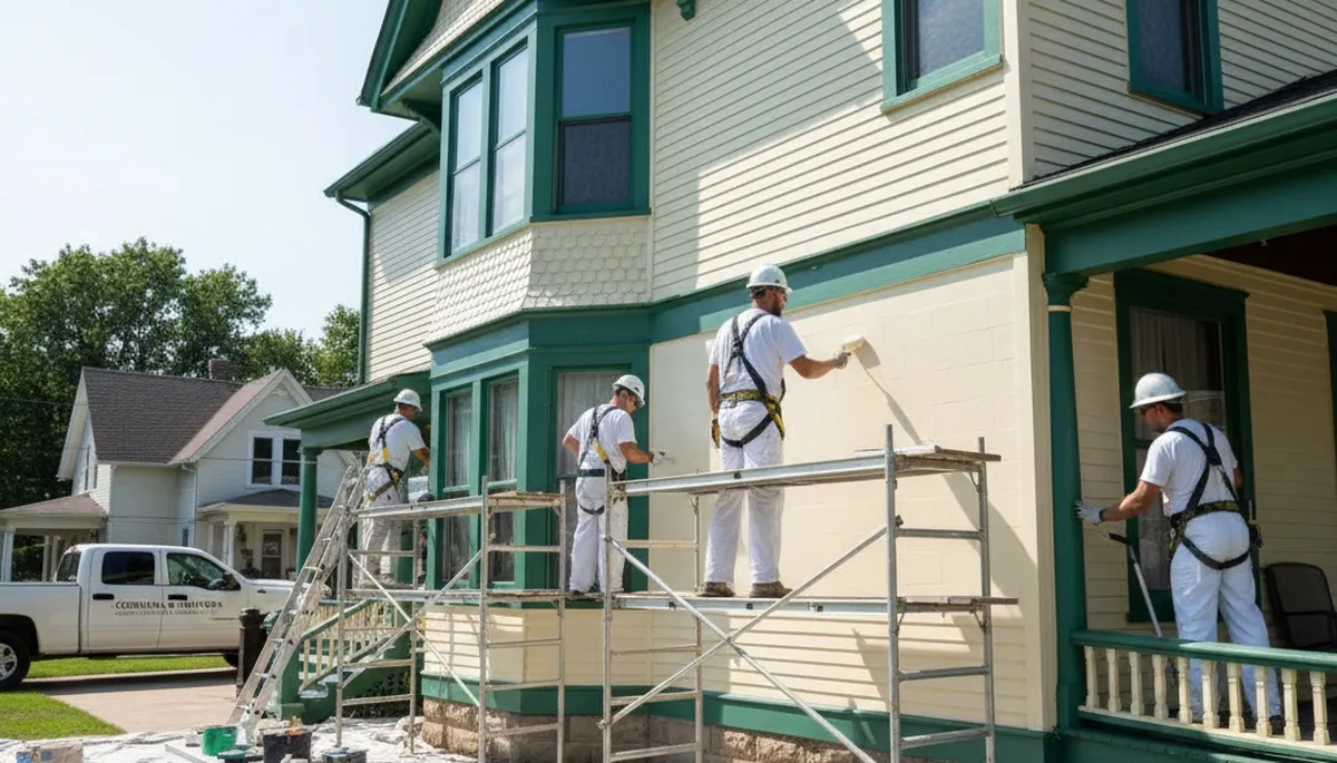 Painting contractor in Fort Wayne, IN providing professional interior and exterior painting services