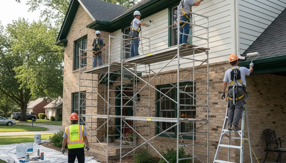 Painting contractor in Fort Wayne, IN providing professional residential and commercial painting services